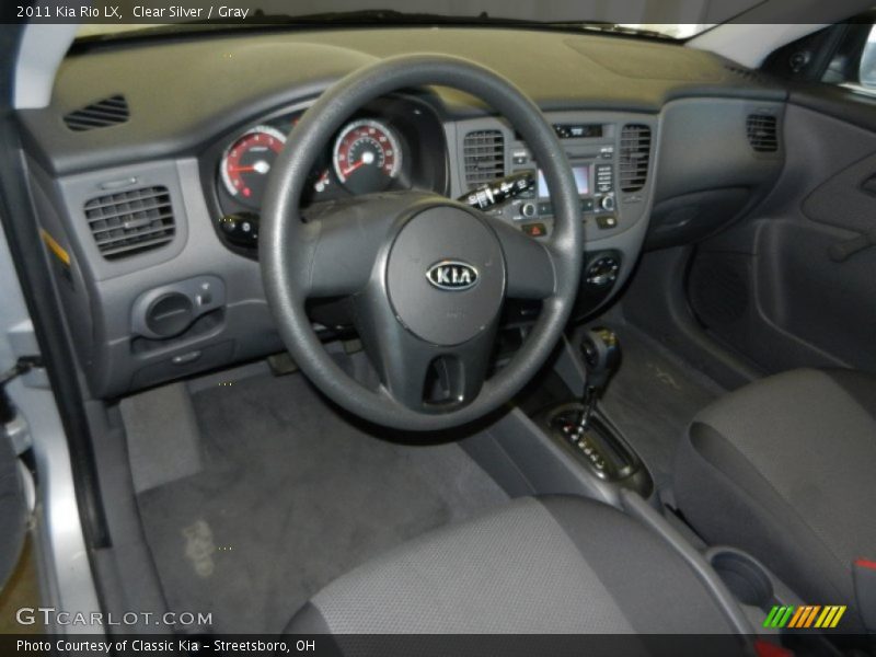 Clear Silver / Gray 2011 Kia Rio LX