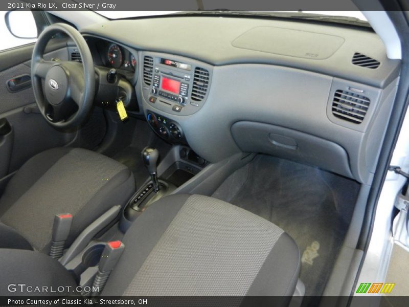 Clear Silver / Gray 2011 Kia Rio LX