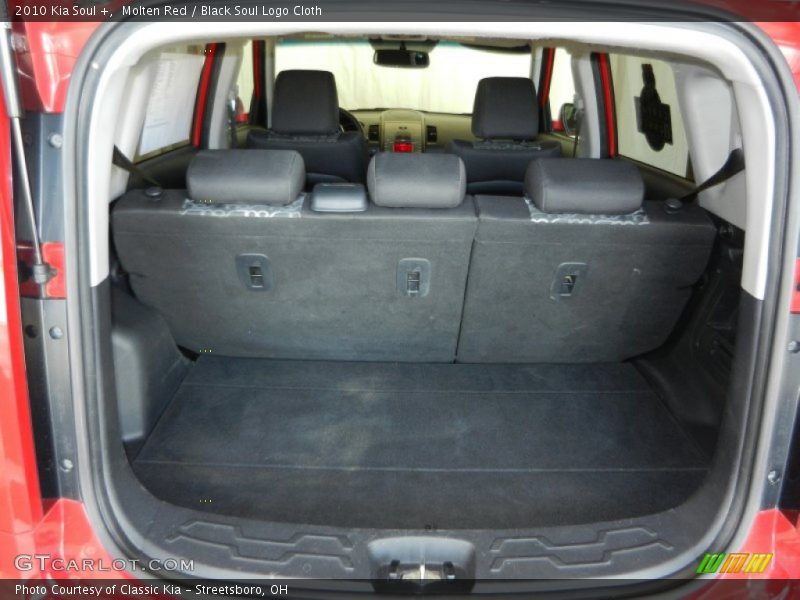 Molten Red / Black Soul Logo Cloth 2010 Kia Soul +