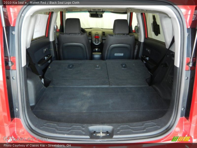 Molten Red / Black Soul Logo Cloth 2010 Kia Soul +