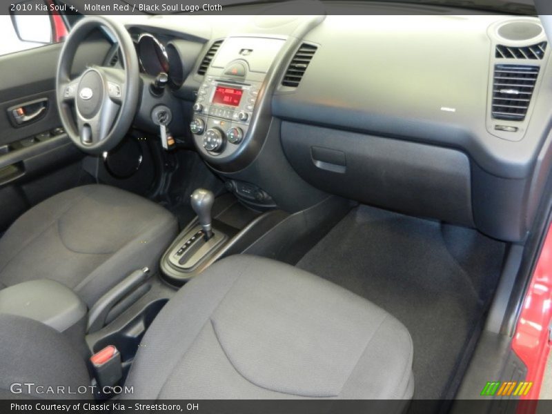 Molten Red / Black Soul Logo Cloth 2010 Kia Soul +