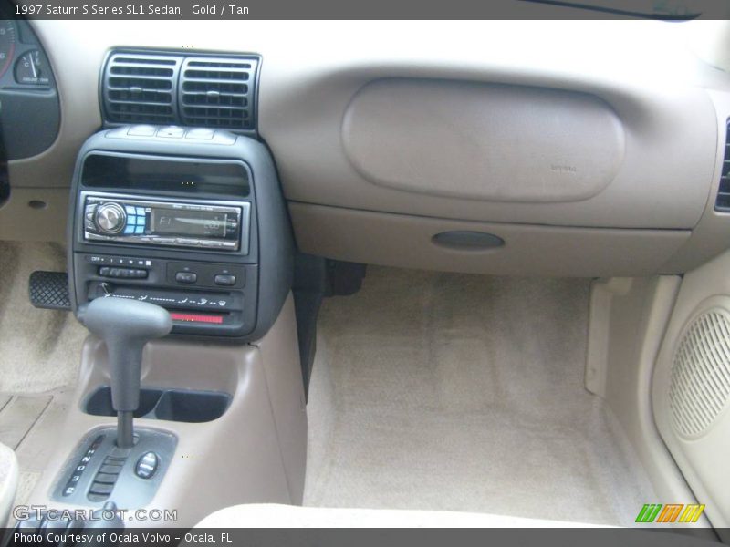Gold / Tan 1997 Saturn S Series SL1 Sedan