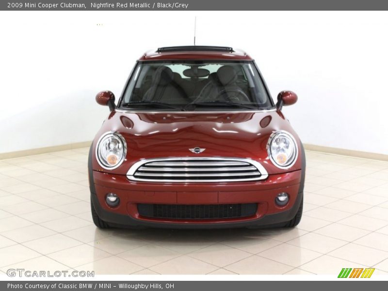 Nightfire Red Metallic / Black/Grey 2009 Mini Cooper Clubman
