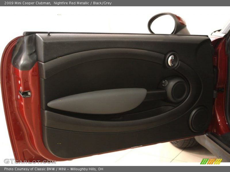 Nightfire Red Metallic / Black/Grey 2009 Mini Cooper Clubman