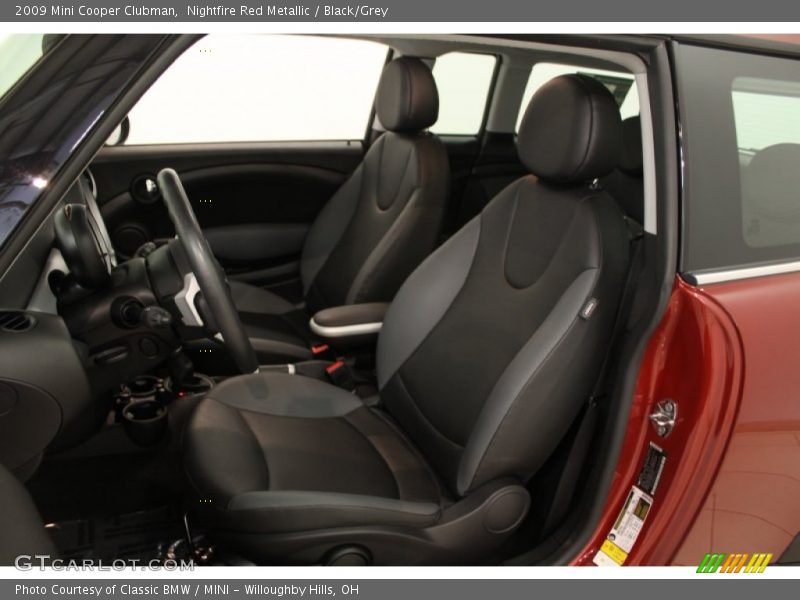 Nightfire Red Metallic / Black/Grey 2009 Mini Cooper Clubman