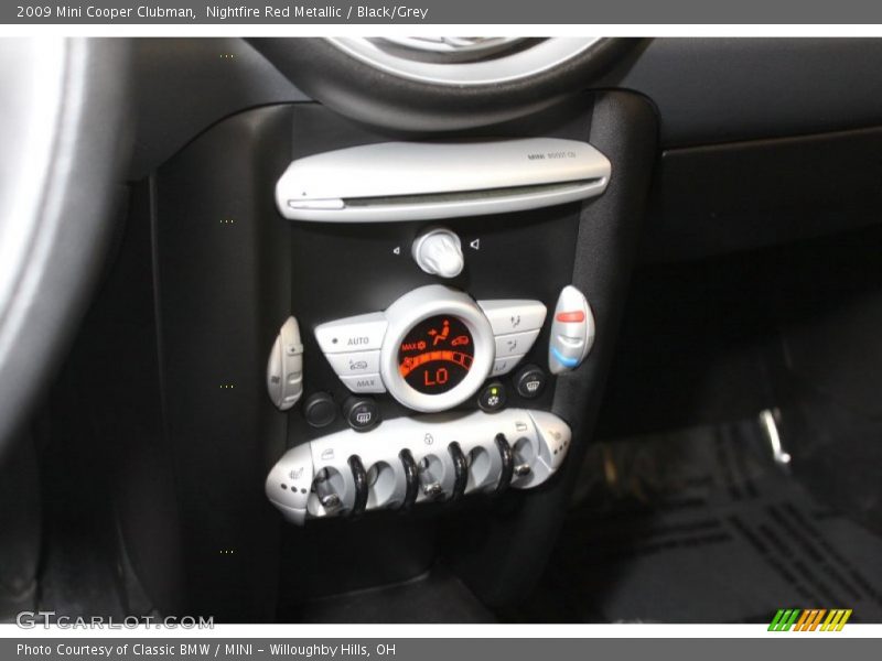 Nightfire Red Metallic / Black/Grey 2009 Mini Cooper Clubman