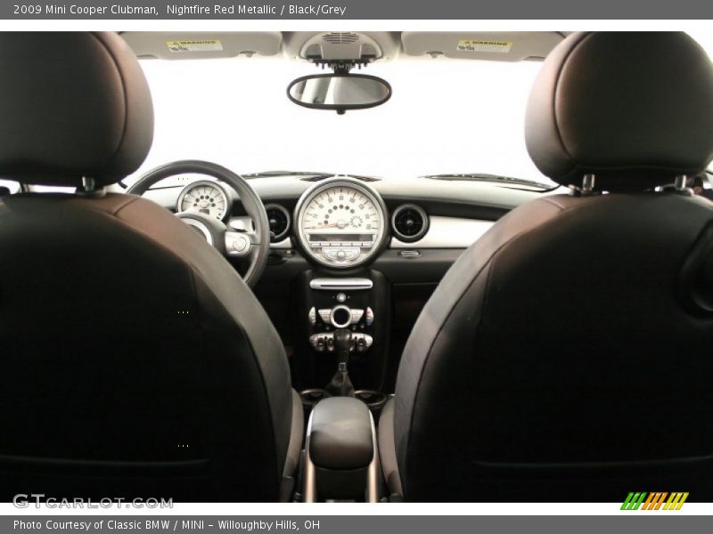 Nightfire Red Metallic / Black/Grey 2009 Mini Cooper Clubman