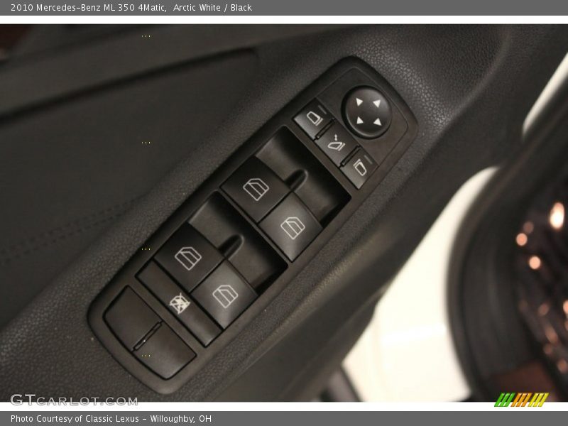 Arctic White / Black 2010 Mercedes-Benz ML 350 4Matic