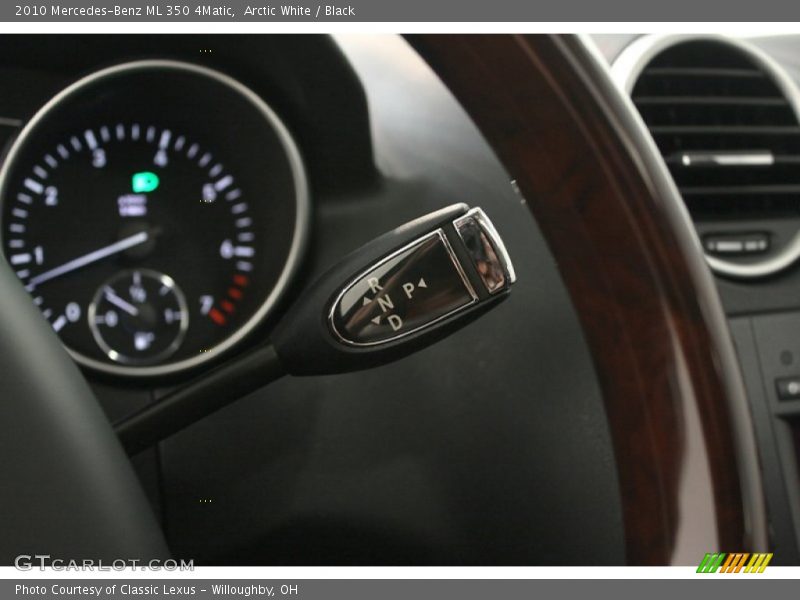 Arctic White / Black 2010 Mercedes-Benz ML 350 4Matic