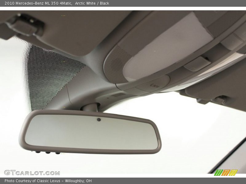 Arctic White / Black 2010 Mercedes-Benz ML 350 4Matic
