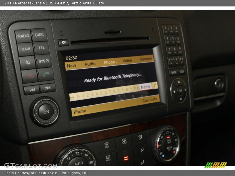 Arctic White / Black 2010 Mercedes-Benz ML 350 4Matic
