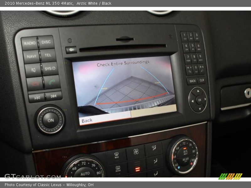 Arctic White / Black 2010 Mercedes-Benz ML 350 4Matic