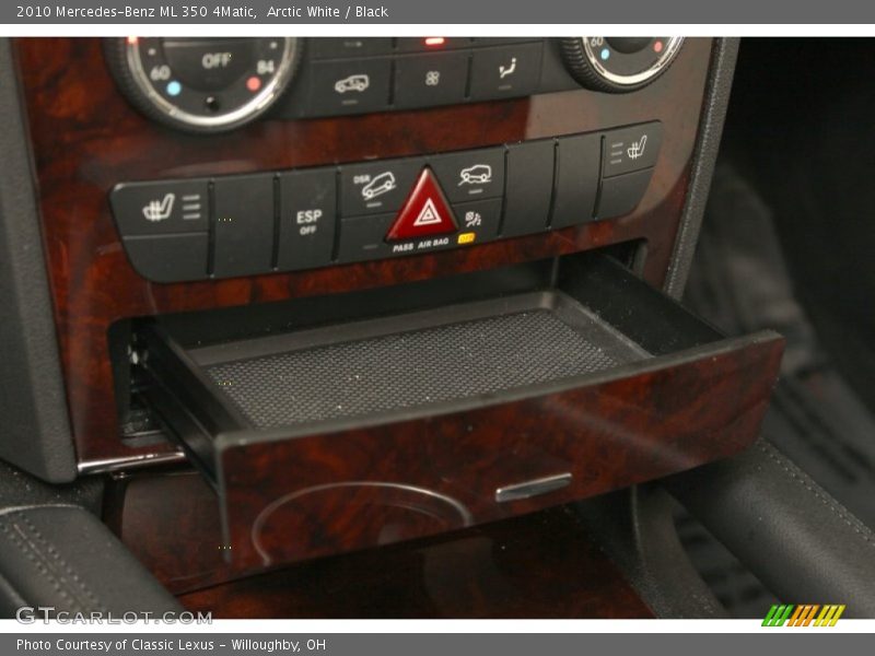 Arctic White / Black 2010 Mercedes-Benz ML 350 4Matic