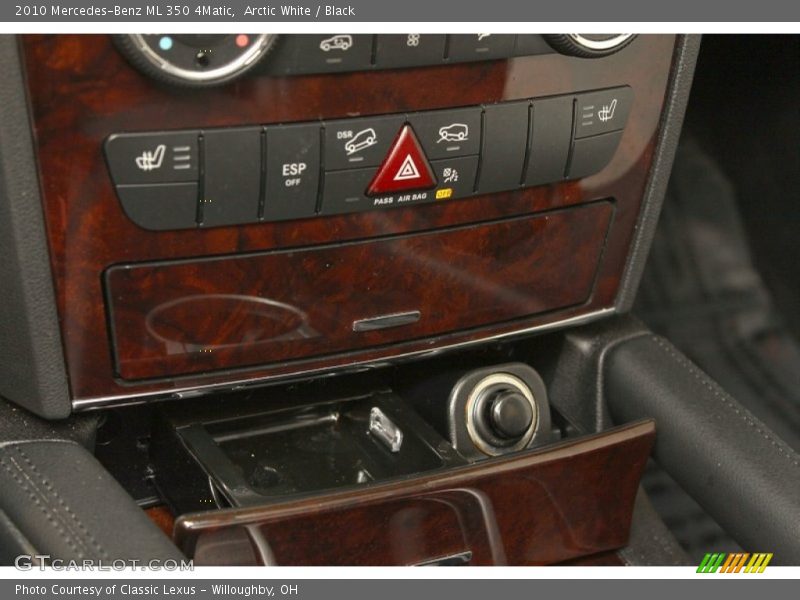 Arctic White / Black 2010 Mercedes-Benz ML 350 4Matic