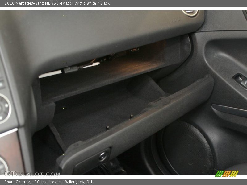 Arctic White / Black 2010 Mercedes-Benz ML 350 4Matic