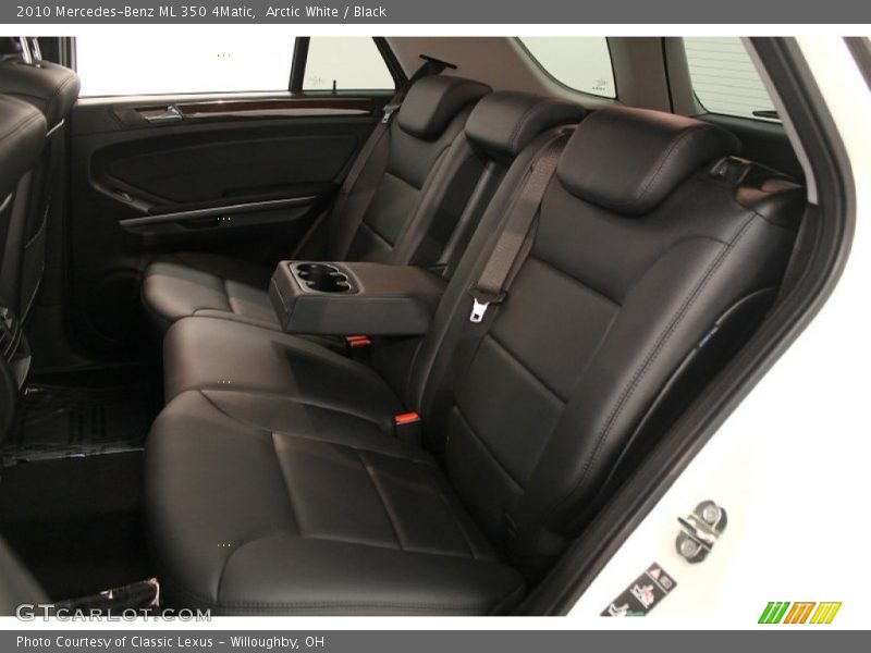 Arctic White / Black 2010 Mercedes-Benz ML 350 4Matic