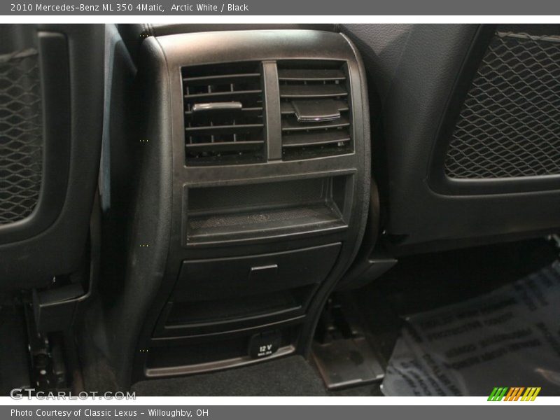 Arctic White / Black 2010 Mercedes-Benz ML 350 4Matic