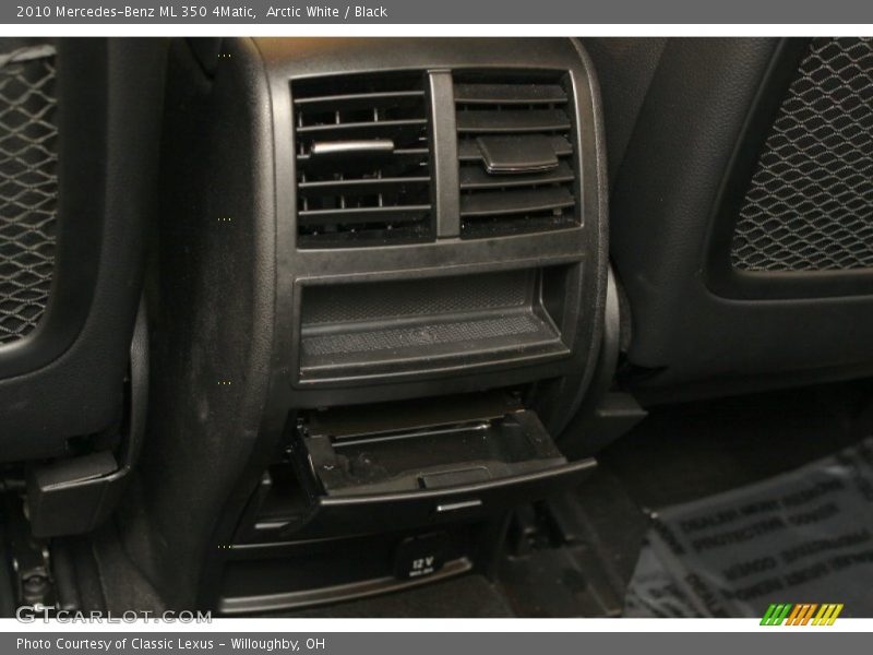 Arctic White / Black 2010 Mercedes-Benz ML 350 4Matic