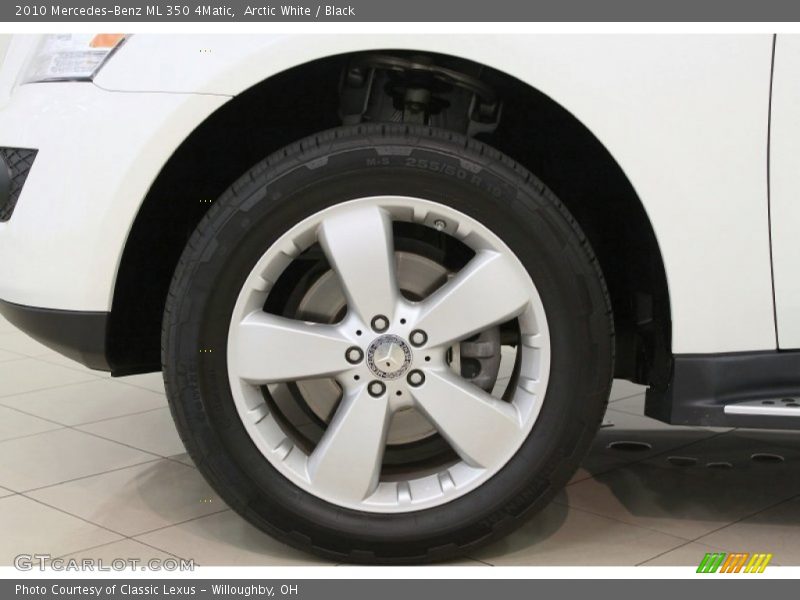 Arctic White / Black 2010 Mercedes-Benz ML 350 4Matic