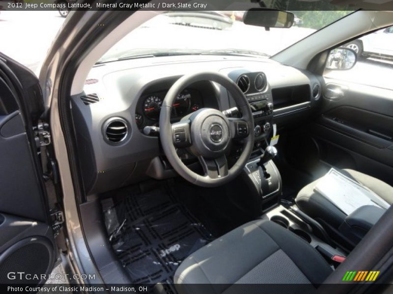 Mineral Gray Metallic / Dark Slate Gray 2012 Jeep Compass Latitude
