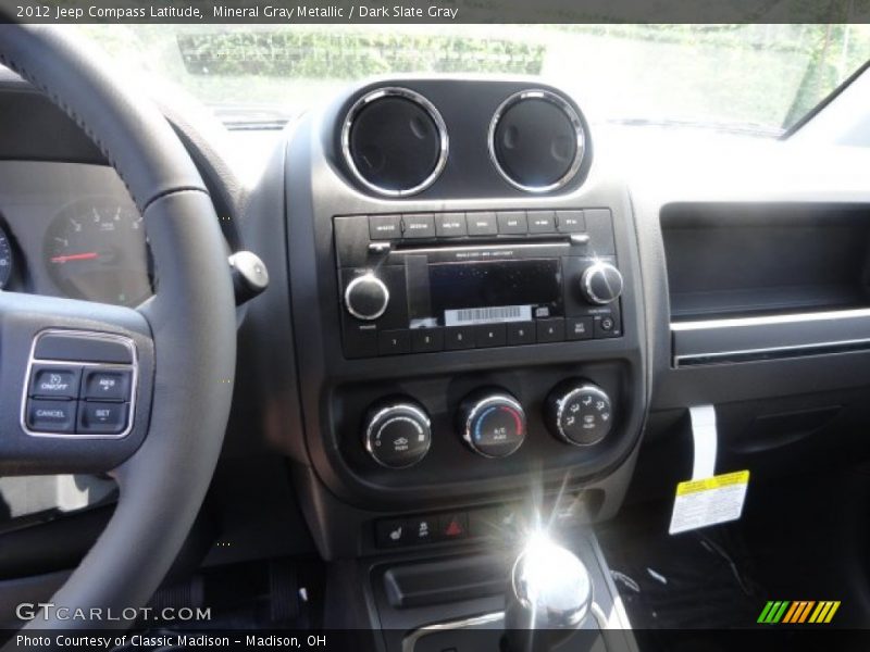 Mineral Gray Metallic / Dark Slate Gray 2012 Jeep Compass Latitude