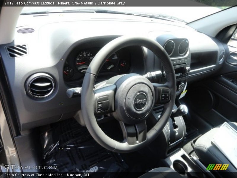 Mineral Gray Metallic / Dark Slate Gray 2012 Jeep Compass Latitude
