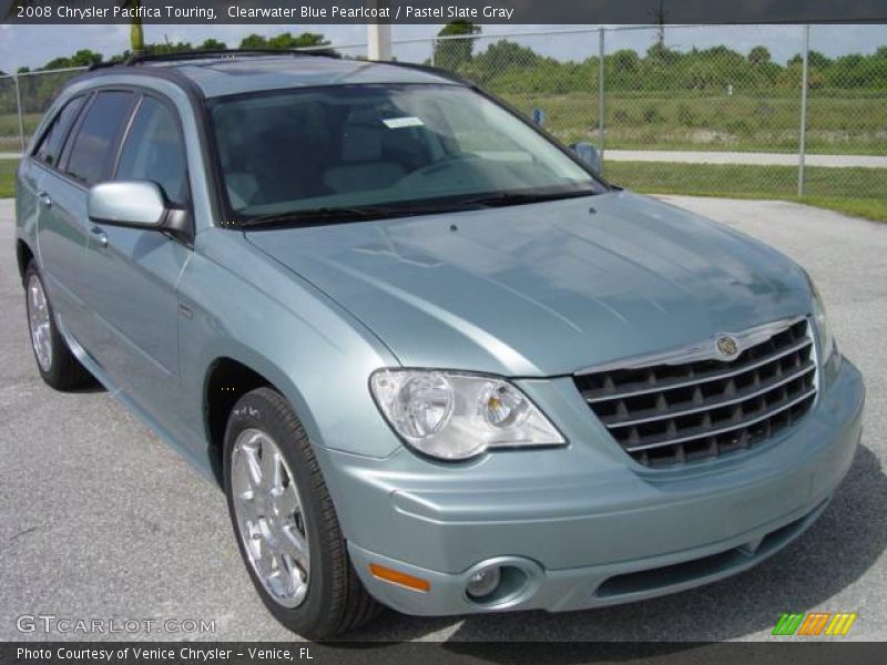 Clearwater Blue Pearlcoat / Pastel Slate Gray 2008 Chrysler Pacifica Touring