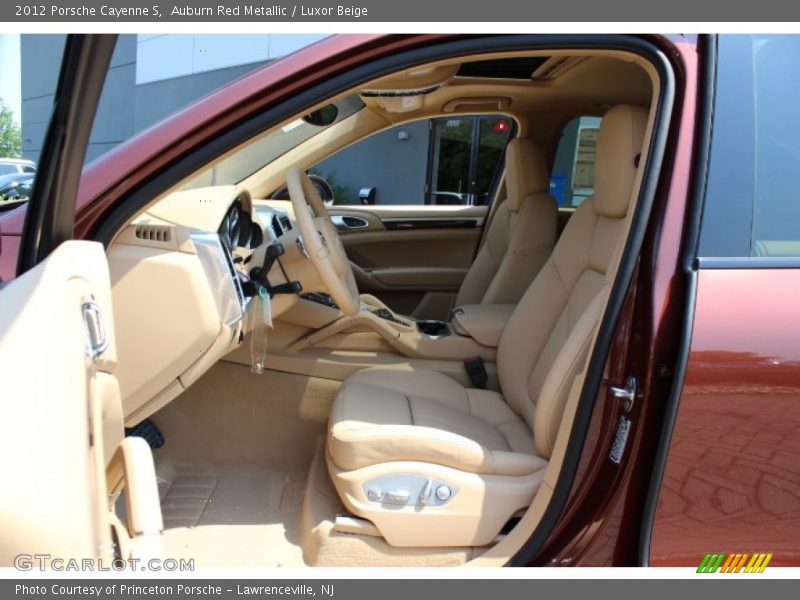  2012 Cayenne S Luxor Beige Interior