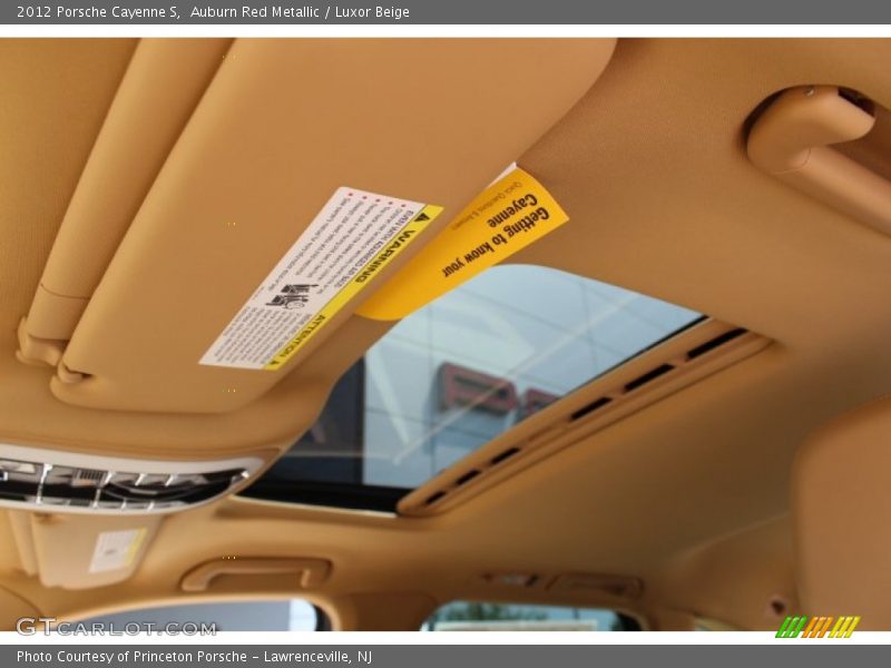 Sunroof of 2012 Cayenne S