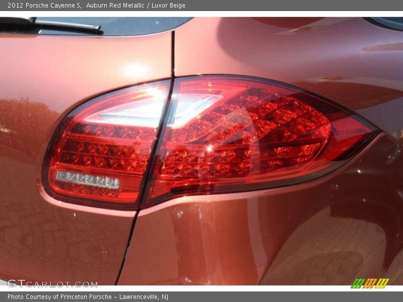 Auburn Red Metallic / Luxor Beige 2012 Porsche Cayenne S