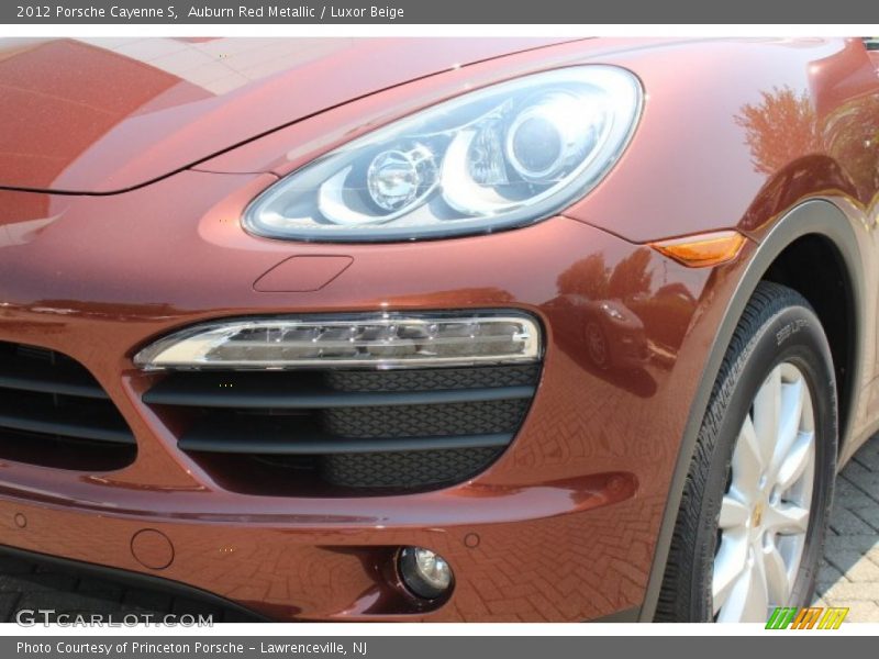 Auburn Red Metallic / Luxor Beige 2012 Porsche Cayenne S