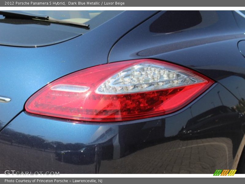 Dark Blue Metallic / Luxor Beige 2012 Porsche Panamera S Hybrid