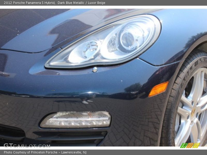 Dark Blue Metallic / Luxor Beige 2012 Porsche Panamera S Hybrid