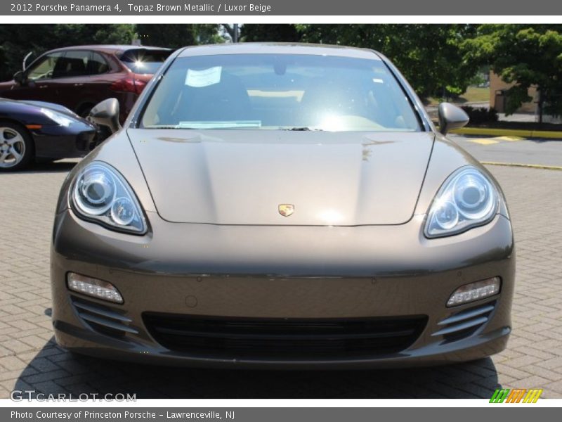 Topaz Brown Metallic / Luxor Beige 2012 Porsche Panamera 4