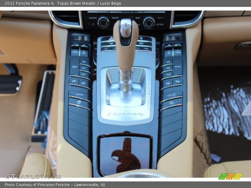 Topaz Brown Metallic / Luxor Beige 2012 Porsche Panamera 4