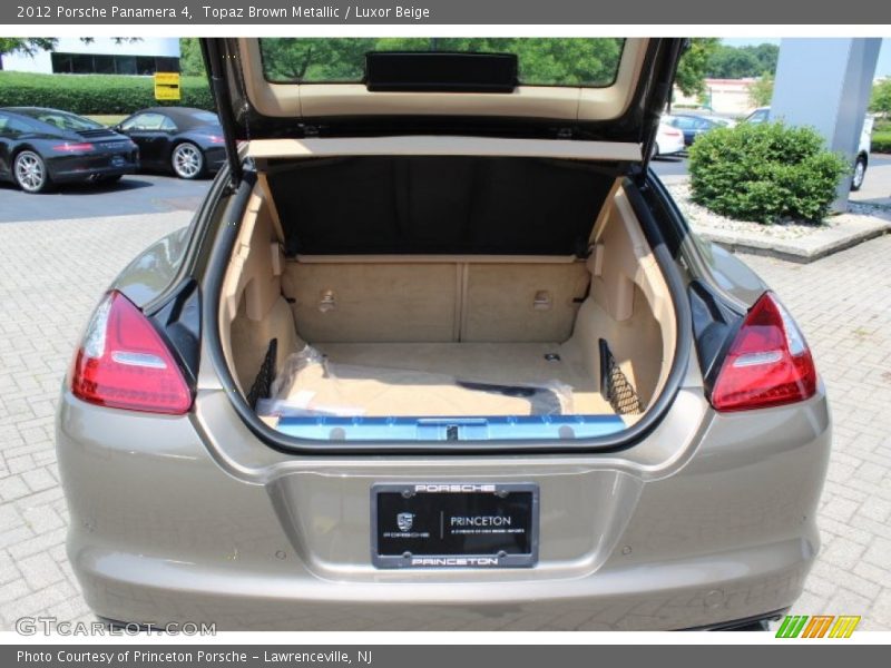 Topaz Brown Metallic / Luxor Beige 2012 Porsche Panamera 4