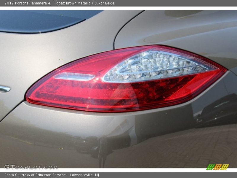 Topaz Brown Metallic / Luxor Beige 2012 Porsche Panamera 4