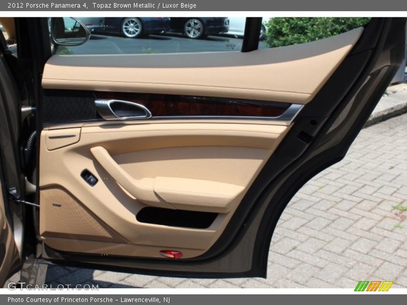 Topaz Brown Metallic / Luxor Beige 2012 Porsche Panamera 4