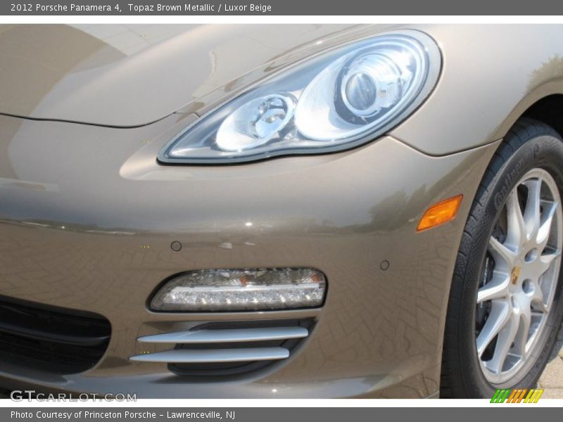 Topaz Brown Metallic / Luxor Beige 2012 Porsche Panamera 4