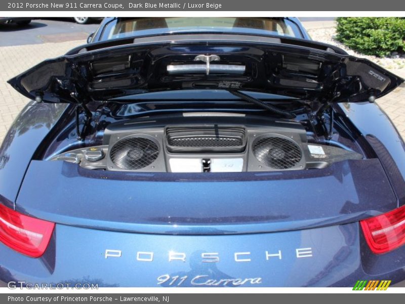  2012 New 911 Carrera Coupe Engine - 3.4 Liter DFI DOHC 24-Valve VarioCam Plus Flat 6 Cylinder