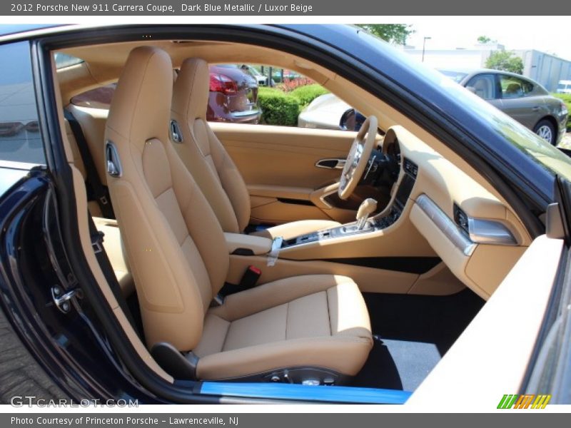 Dark Blue Metallic / Luxor Beige 2012 Porsche New 911 Carrera Coupe