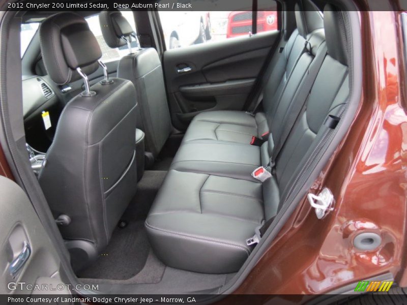 Deep Auburn Pearl / Black 2012 Chrysler 200 Limited Sedan
