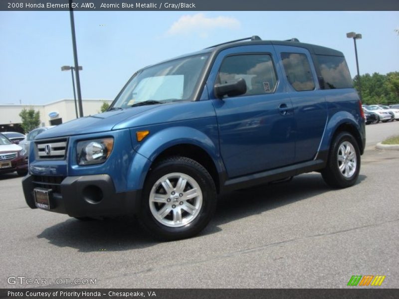 Atomic Blue Metallic / Gray/Black 2008 Honda Element EX AWD