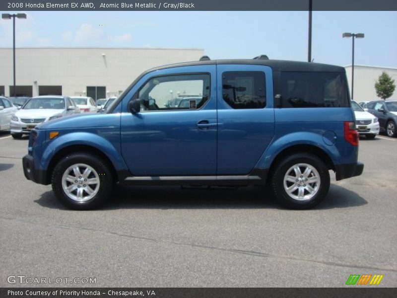 Atomic Blue Metallic / Gray/Black 2008 Honda Element EX AWD