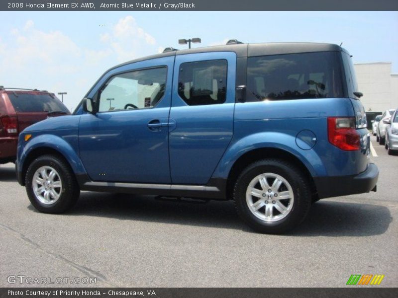 Atomic Blue Metallic / Gray/Black 2008 Honda Element EX AWD