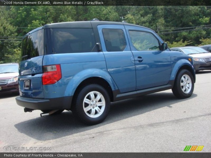 Atomic Blue Metallic / Gray/Black 2008 Honda Element EX AWD
