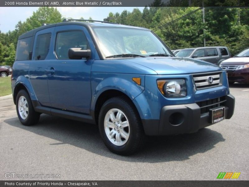 Atomic Blue Metallic / Gray/Black 2008 Honda Element EX AWD