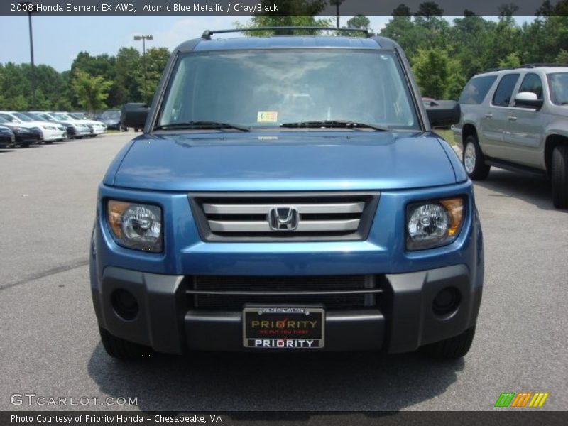 Atomic Blue Metallic / Gray/Black 2008 Honda Element EX AWD