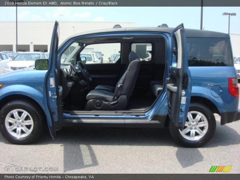 Atomic Blue Metallic / Gray/Black 2008 Honda Element EX AWD