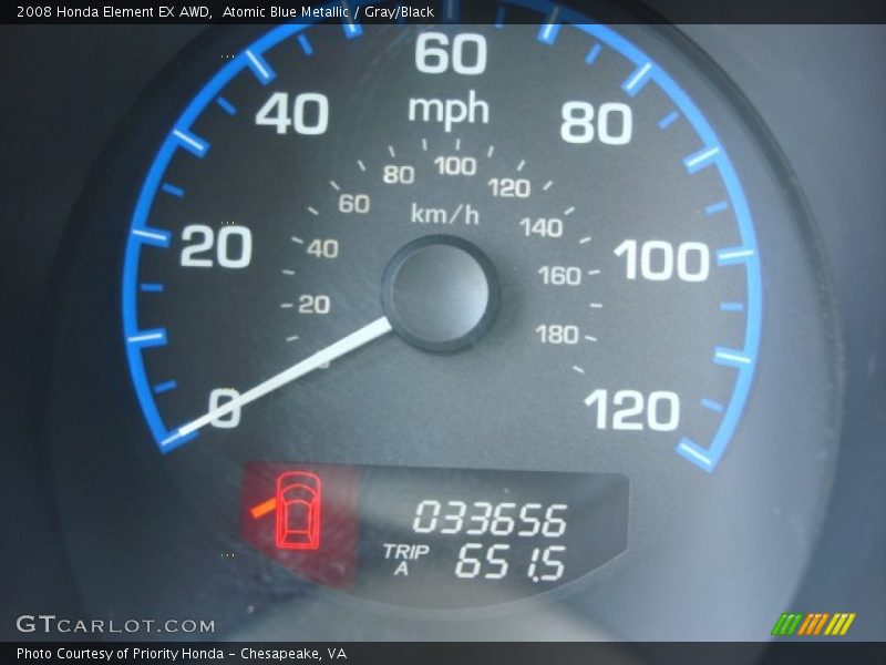 Atomic Blue Metallic / Gray/Black 2008 Honda Element EX AWD
